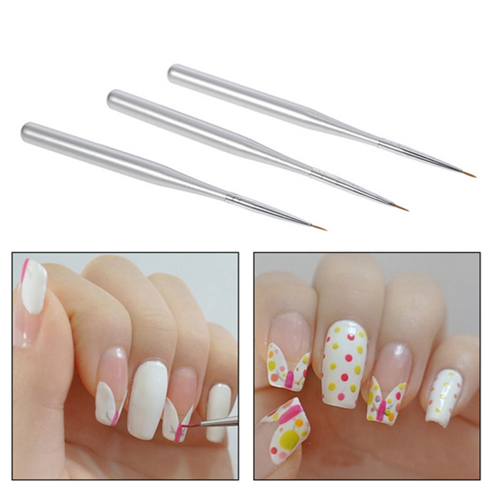 Detailing Brush Set - Conjunto de 3 Canetas para Arte