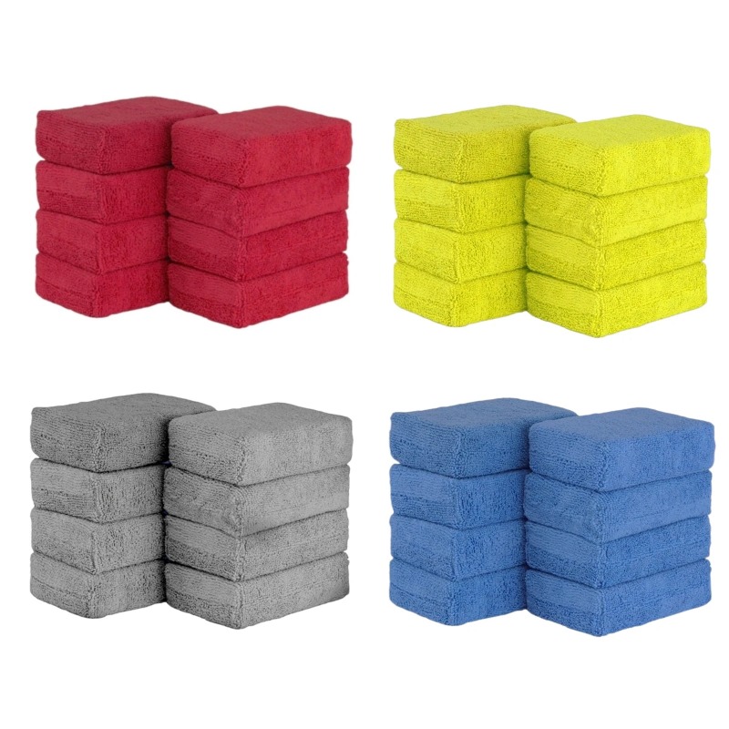 Wax Applicator Pad - 8 Almofadas Aplicadoras de Cera Automotiva
