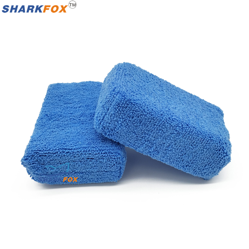 Sharkfox 5 pçs/lote aplicadore - Wax Applicator Pad avaliação e preço