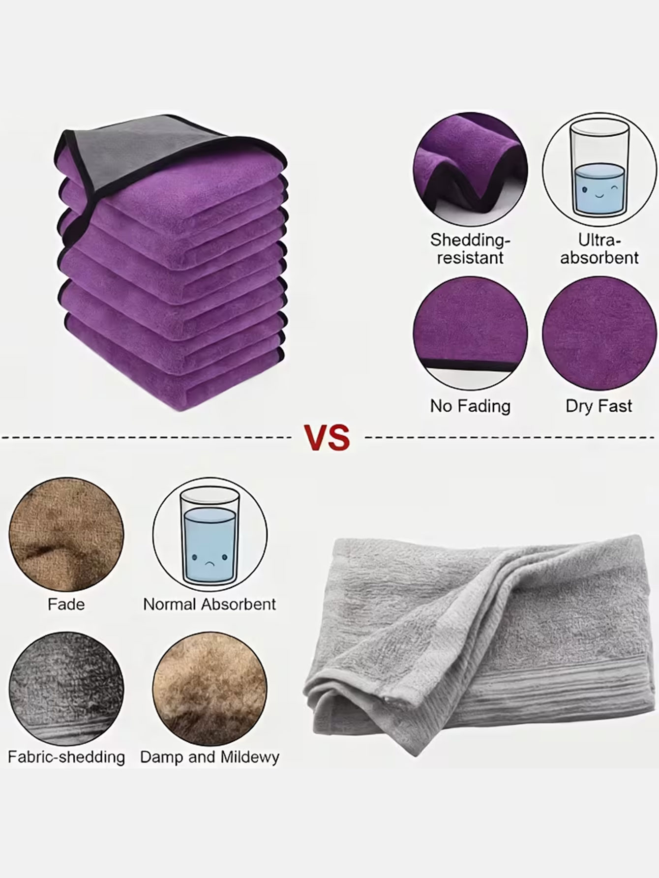 Pacote com 10 Panos de Limpeza - Microfiber Towel Detailing avaliação e preço