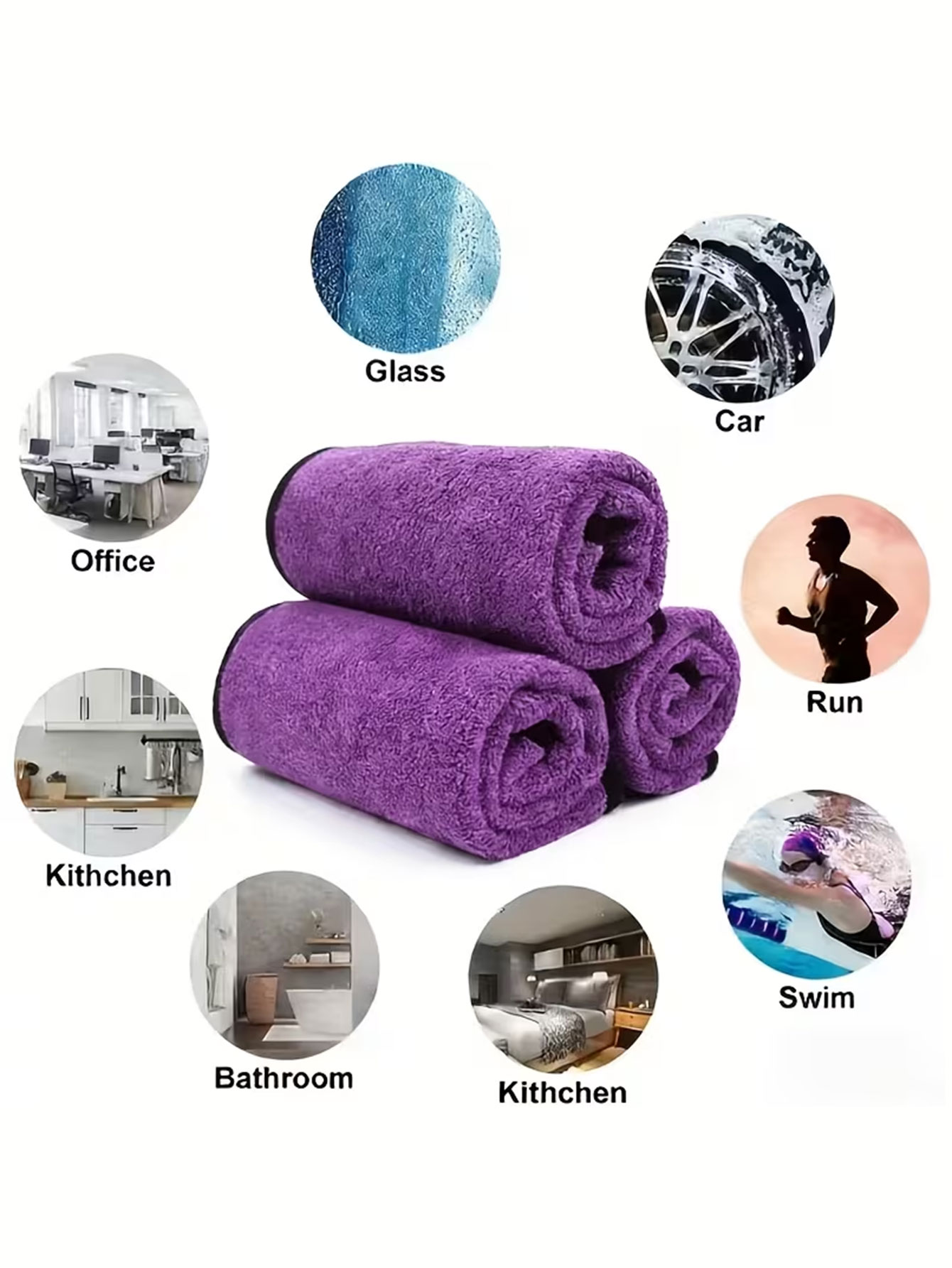 Pacote com 10 Panos de Limpeza - Microfiber Towel Detailing avaliação e preço
