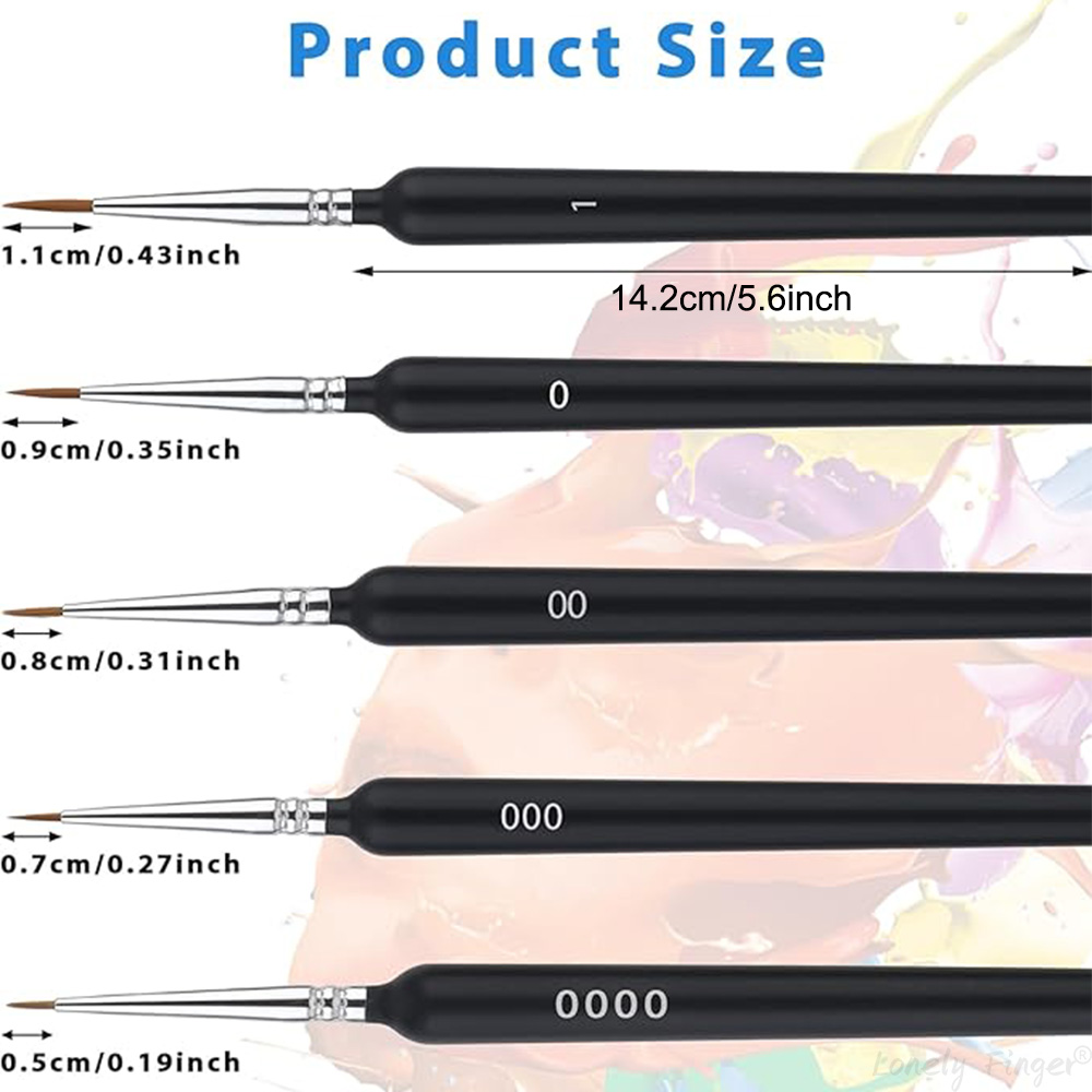 Conjunto de pincéis de pintura - Detailing Brush Set avaliação e preço