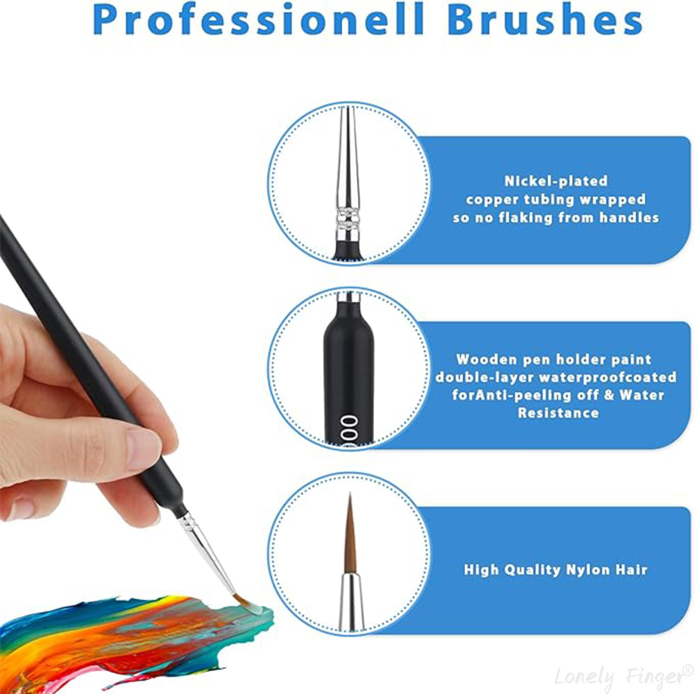 Conjunto de pincéis de pintura - Detailing Brush Set avaliação e preço
